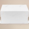 Коробка для торта, 280x280x140мм, гофрокартон, белая