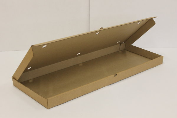 Коробка для пиццы, 800x300x45мм, гофрокартон, бурая