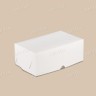 Коробка для капкейков, 250x170x100мм, на 6 капкейков, целлюлозный картон, белый с односторонним мелованным покрытием, без окна, эконом