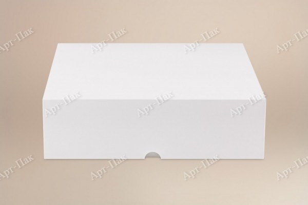 Коробка для капкейков, 350x250x100мм, на 12 капкейков, целлюлозный картон, белый с односторонним мелованным покрытием, премиум