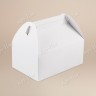 Коробка для капкейков, 250x170x110мм, на 6 капкейков, целлюлозный картон, белый с односторонним мелованным покрытием, окно сбоку