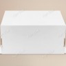 Коробка для торта, 400x300x200мм, гофрокартон, белая