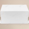 Коробка для торта, 600x400x200мм, гофрокартон, белая
