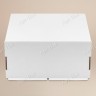 Коробка для торта, 420x420x290мм, гофрокартон, белая