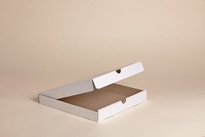 Коробка для пиццы, 310x310x33мм, гофрокартон, белая