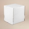 Коробка для торта, 280x280x300мм, гофрокартон, белая